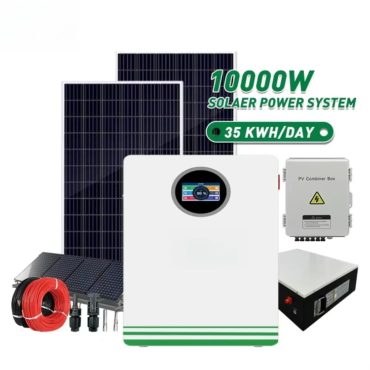 Complete 10kw Solar Power System 5kw 15kw 20kw 30kw Hybrid Solar Energy Panels System for Home