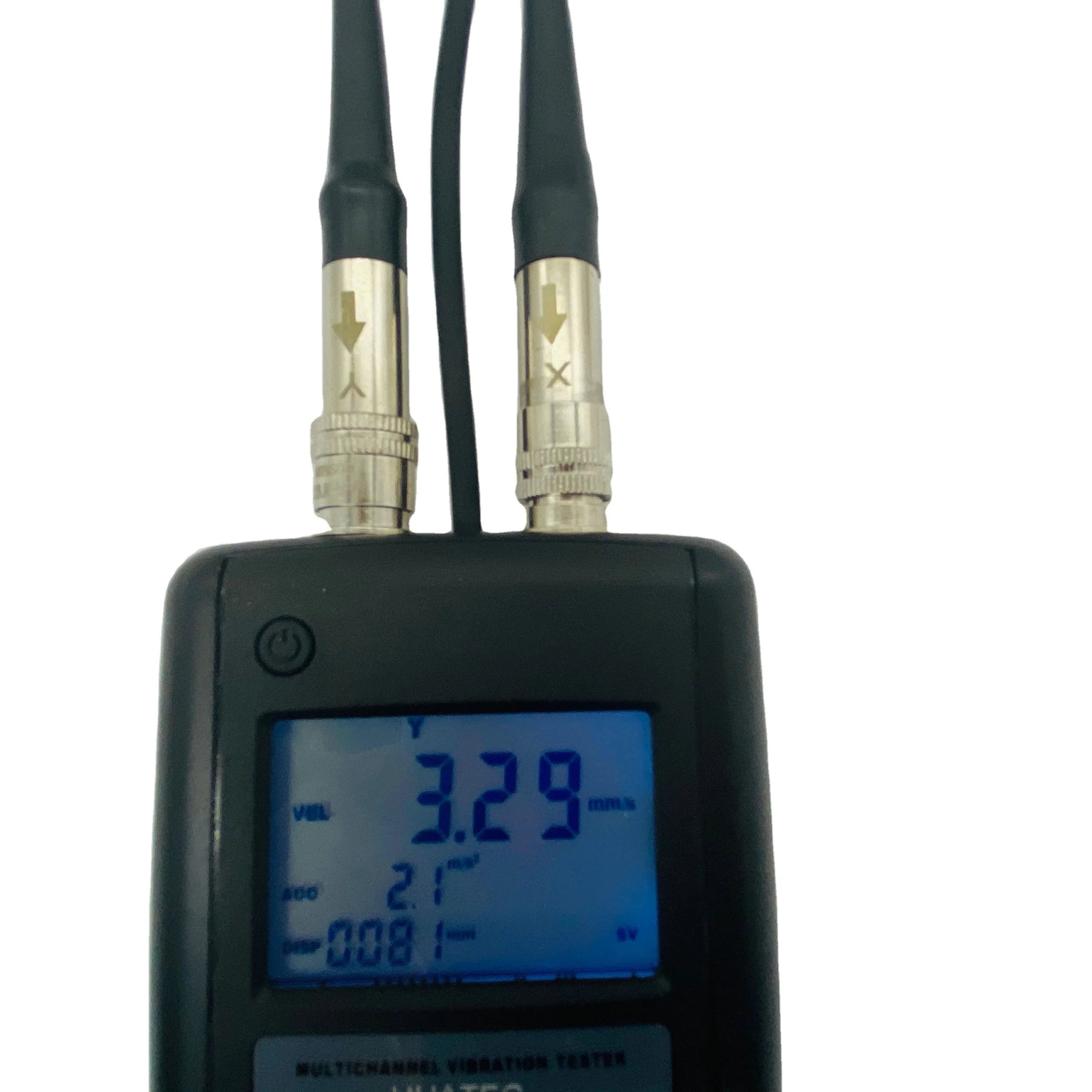 HG6378 3-Axis Piezoelectric Accelerometer Sensor Displacement Velocity Acceleration Digital Vibration Meter