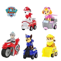 Paw Patrol Puppy Patrol Patrulla Canina Toys Action Figures Captain Ryder Model Chase Skye Marshall Vehicle Car Kids Toy Gifts