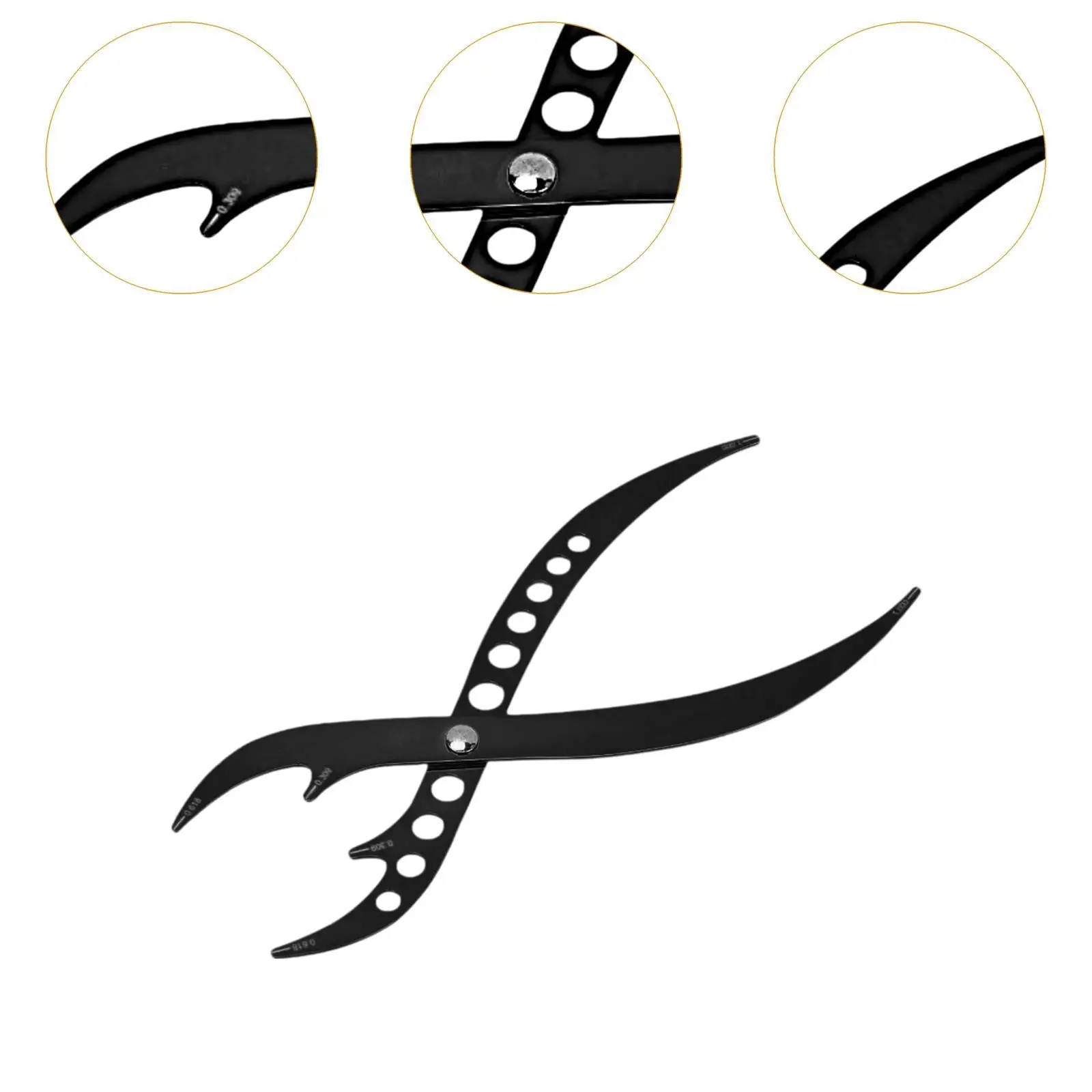 Eyebrow Stencil Ruler Draw Eyebrow Travel Size Ratio Brow Mapping Tool Quick