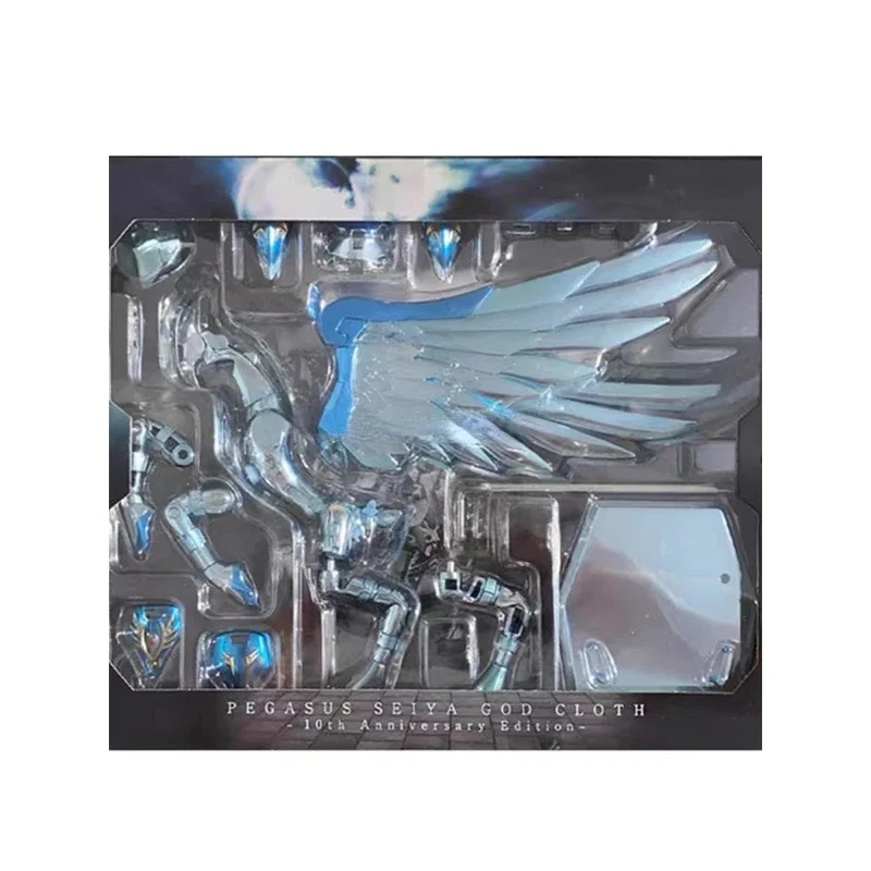 In Stock Saint Cloth Myth God Pegasus 10th Anniversary Animation Action Gift Collection Figure Model Toy