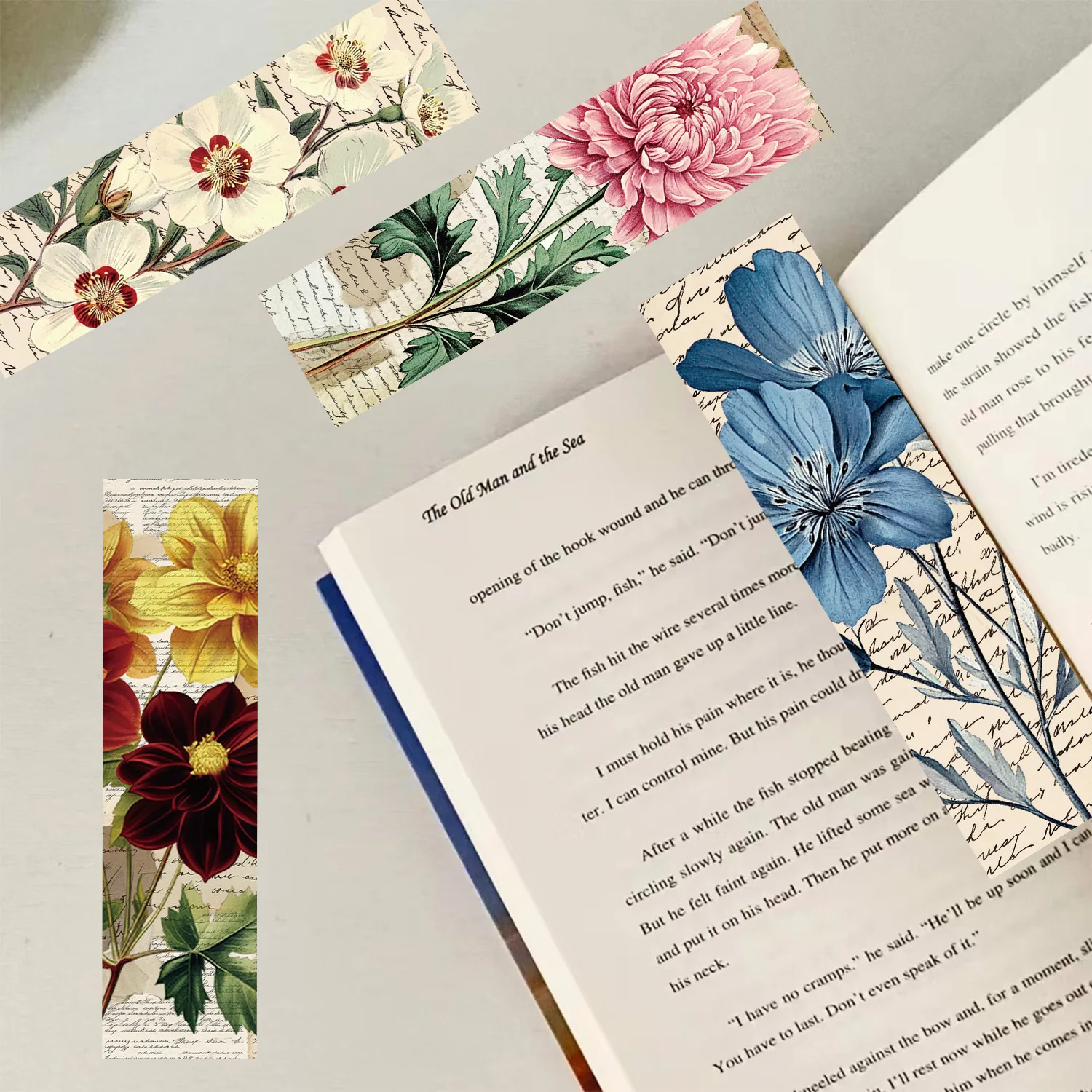 30Pcs Vintage Flowers Bookmark - Board Game Book ulasan dan harga