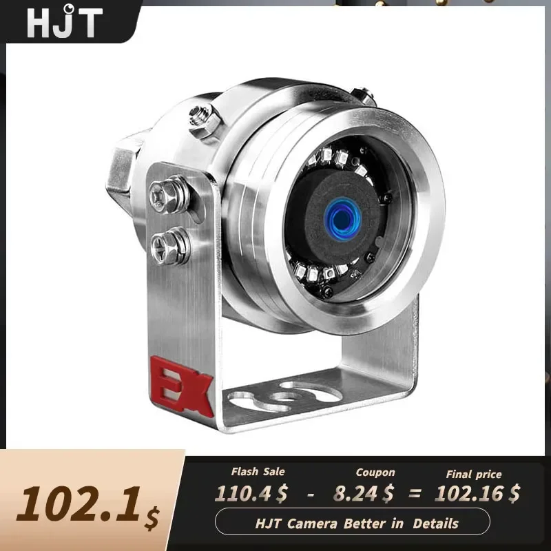 كاميرا HJT مقاومة للانفجار مع رؤية ليلية بالأشعة تحت الحمراء 3.6 ملم مقاومة لدرجات الحرارة العالية ومقاومة للماء تستخدم في ألغام محطة البنزين #1