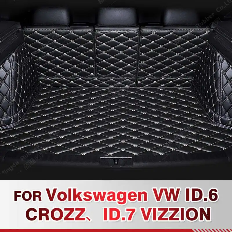 

Для Volkswagen VW ID.6 CROZZ、ID.7 VIZZION автоматический коврик для багажника с полным покрытием, автомобильный защитный коврик, грузовой вкладыш, аксессуары для интерьера