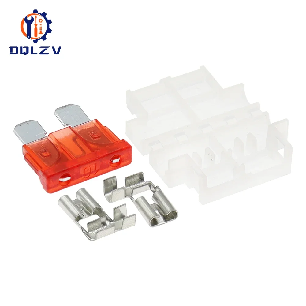 Średni uchwyt bezpiecznika samochodowego z bezpiecznikiem samochodowym ATC ATO Blade Fuse 1A 2A 3A 4A 5A 7.5A 10A 15A 20A 25A 30A 35A 40A — zdjęcie 6
