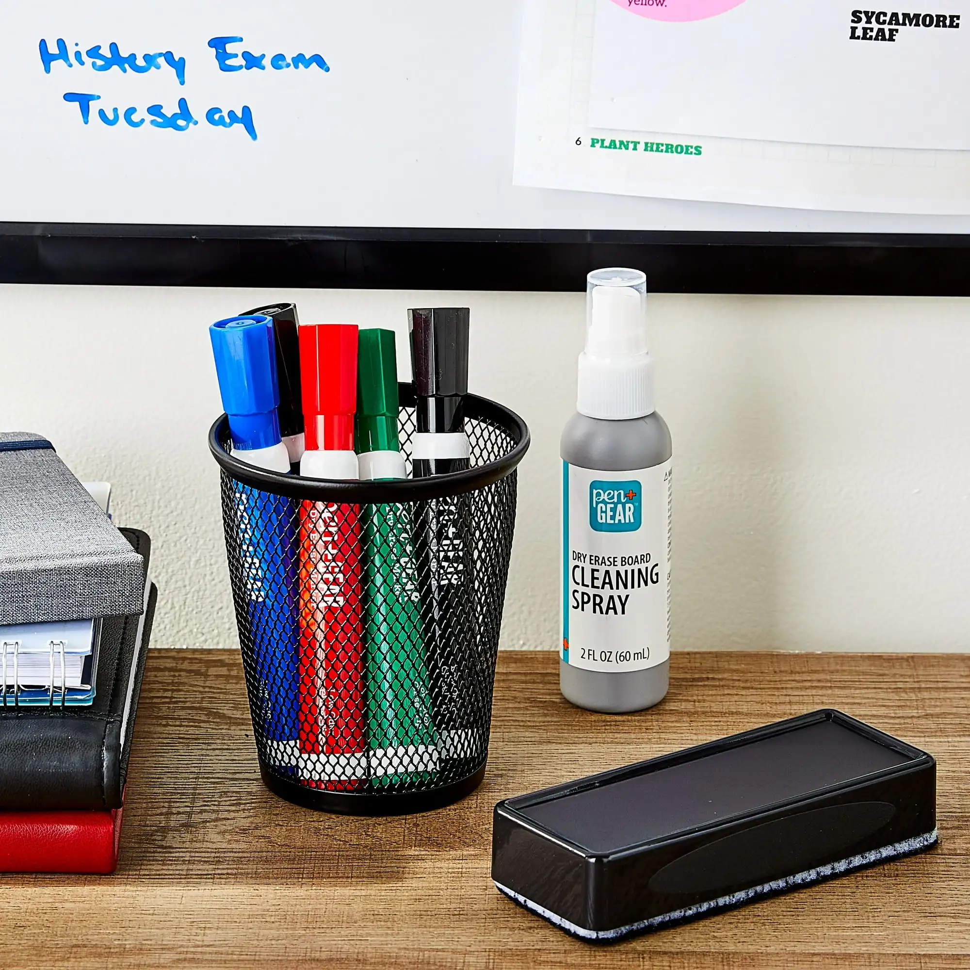 

(4 pack) Pen+Gear Dry Erase Marker Kit, 7 Pieces, Includes Chisel Tip Assorted Ink Colors, Cleaner and Eraser