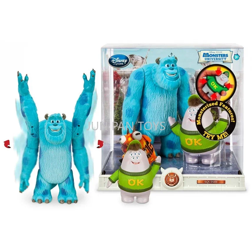 Disney Pixar Store Monsters University Sulley Squishy Action Figures Classic Cartoon Anime Model Boy Childrens Toy Birthday Gift