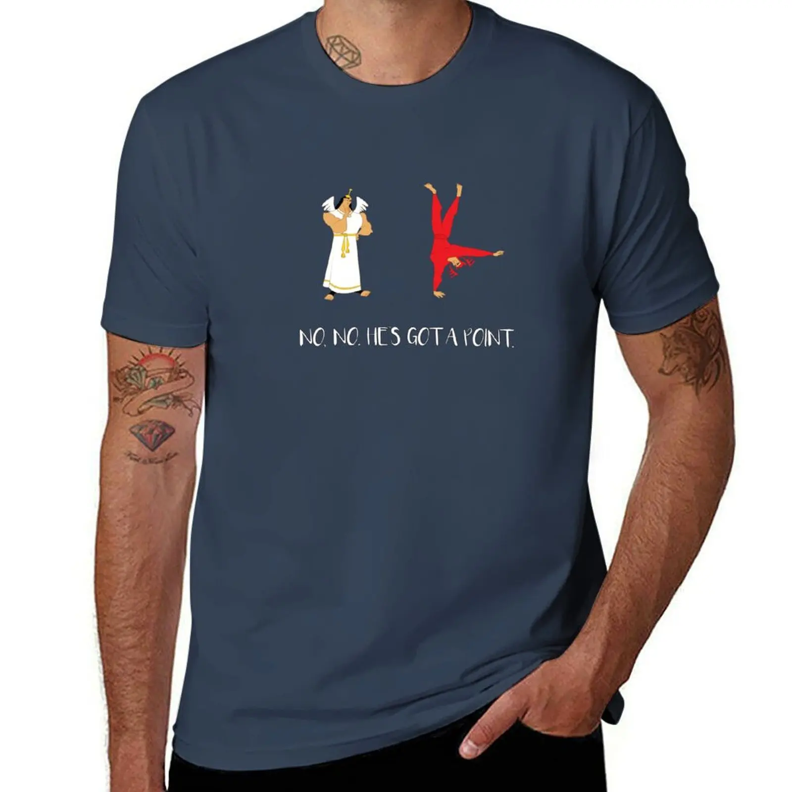 

Shoulder Angel and Devil T-Shirt funny gifts Louboutins mens t shirt