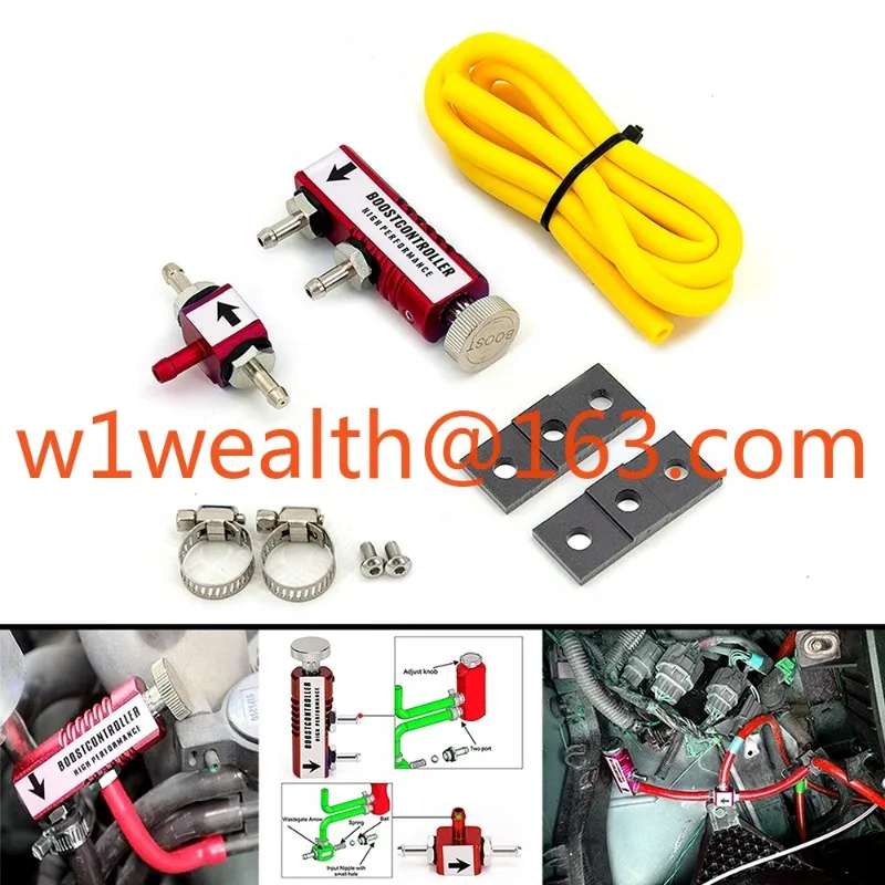 Universal Adjustable Racing Power Controller 30PSI Manual Power Bypass Controller Red Silver Black Blue BC-03 - view 4