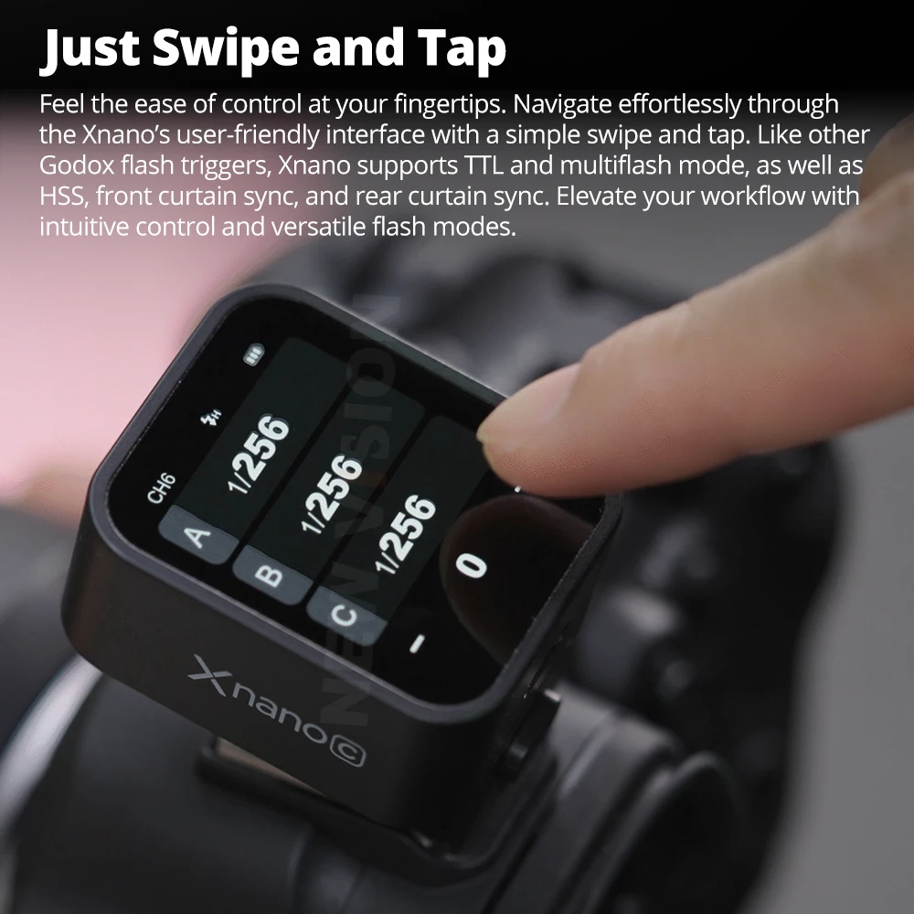 X3 C/N/S/F/O TTL Wireless Flash Trigger With OLED Touchscreen for Canon Nikon Fuji Olympus Camera