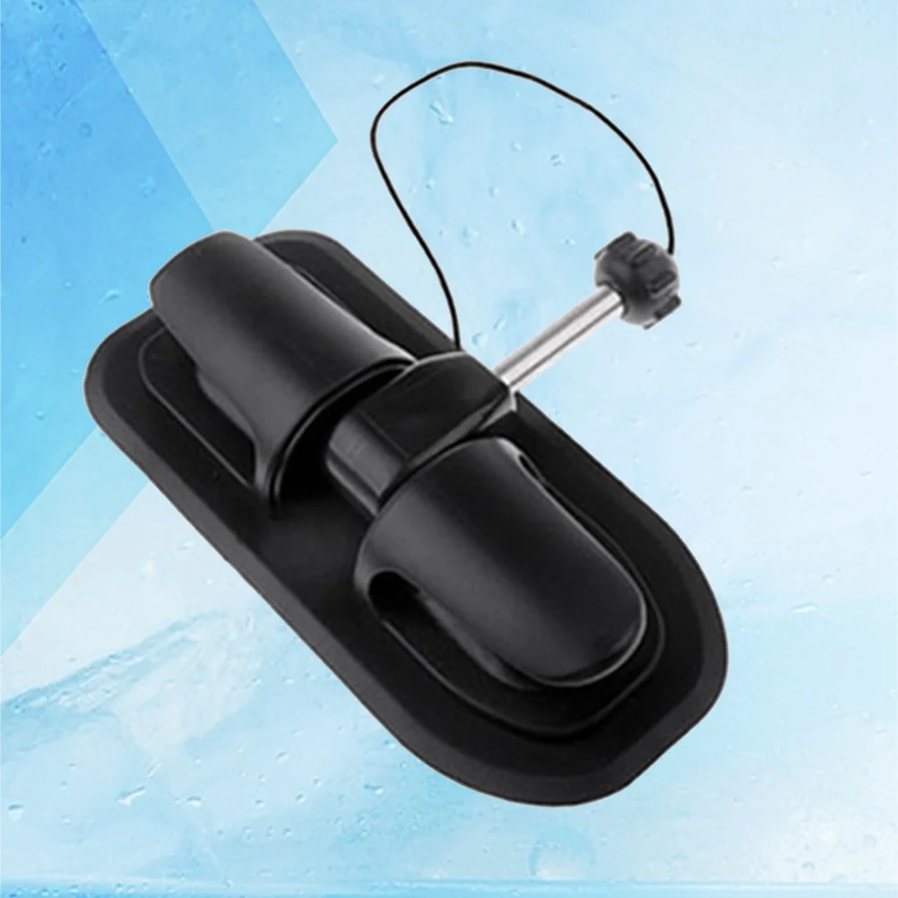 

Universal Inflatable Kayak Boat Paddle Lock Paddle Oar Lock Anchor Holder Row Roller Tie Off Patch Kayak Sup Accessories Black