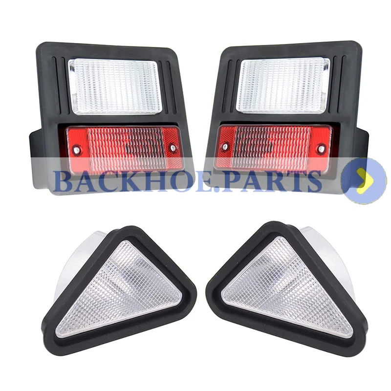 Front & Rear Light Kit 6718042 6718043 6670284 Fits Bobcat  753 763 773 863 S130 S150 S160 S175 S185 S220 S250 S300 S330