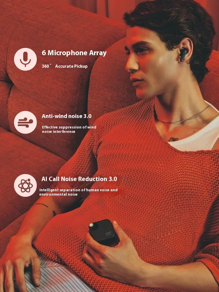 CMF بواسطة لا شيء Buds 2 سماعة لاسلكية تعمل بالبلوتوث سماعة إلغاء الضوضاء النشطة عمر البطارية الطويل داخل الأذن سماعات أذن للموسيقى مخصصة