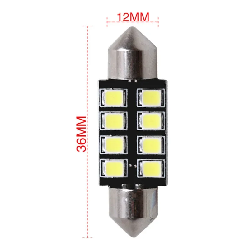 Double-pointed 36MM 8 lights LED reading light LED roof light 2835 SMD license plate light