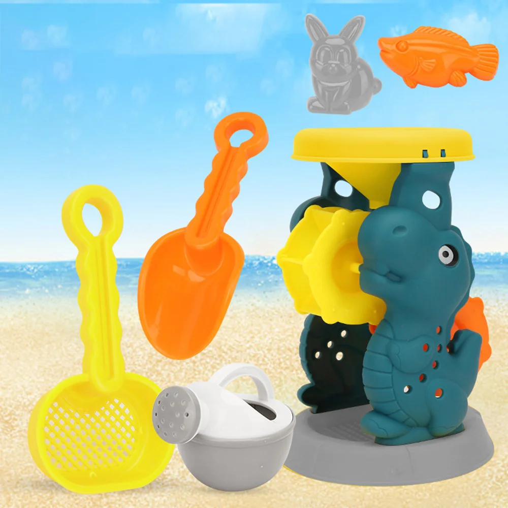 Kinder Strand Spielzeug Set Tragbare Sand Graben Werkzeuge Wiederverwendbare Sommer Wasser Spielzeug