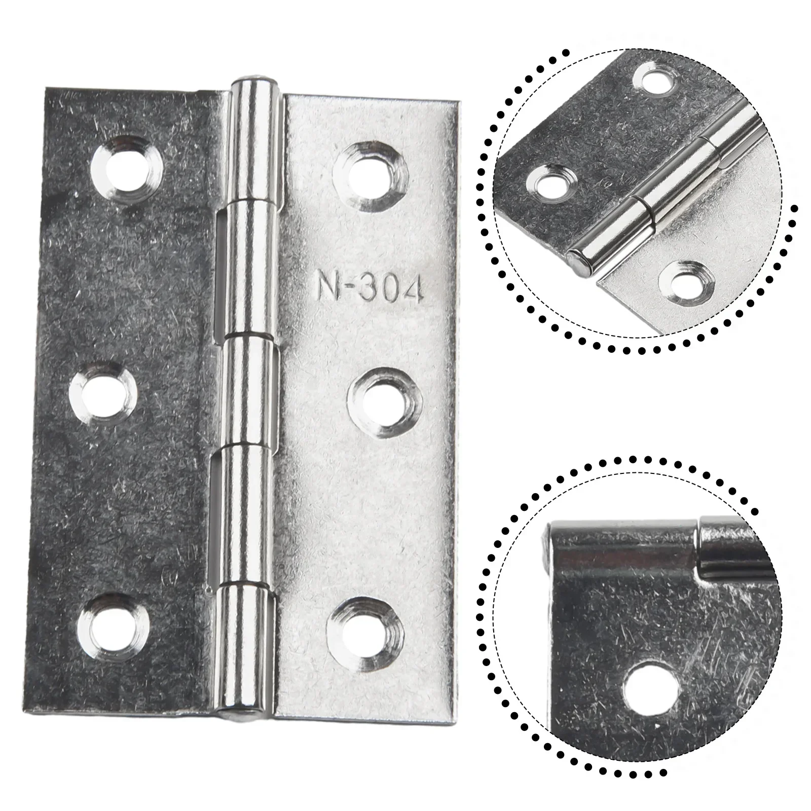 Contemporary And Stylish Design Stainless Steel Hinges 10pc Set For Internal Doors 3 Inch Ball Bearing Butt Hinge