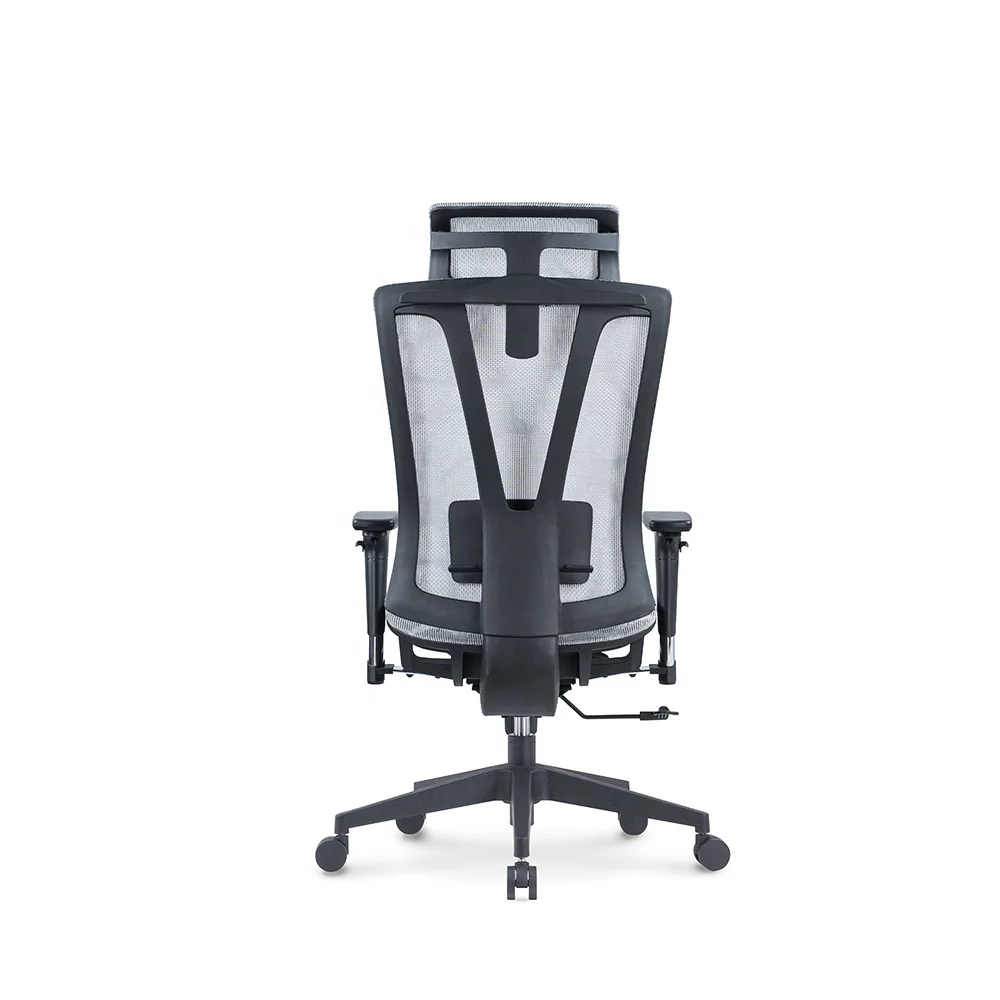 YYHC Gray Adjustable Revolving Swivel Lift Nesting Executive Office Chair High Back Stylish Mesh Ergonomic Office Chair