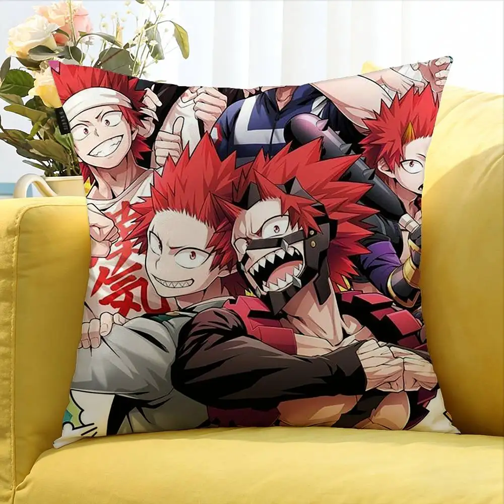 My H-Hero K-Kirishima  Various Sizes Square Pillow Case For Car Home Bedchamber Decor