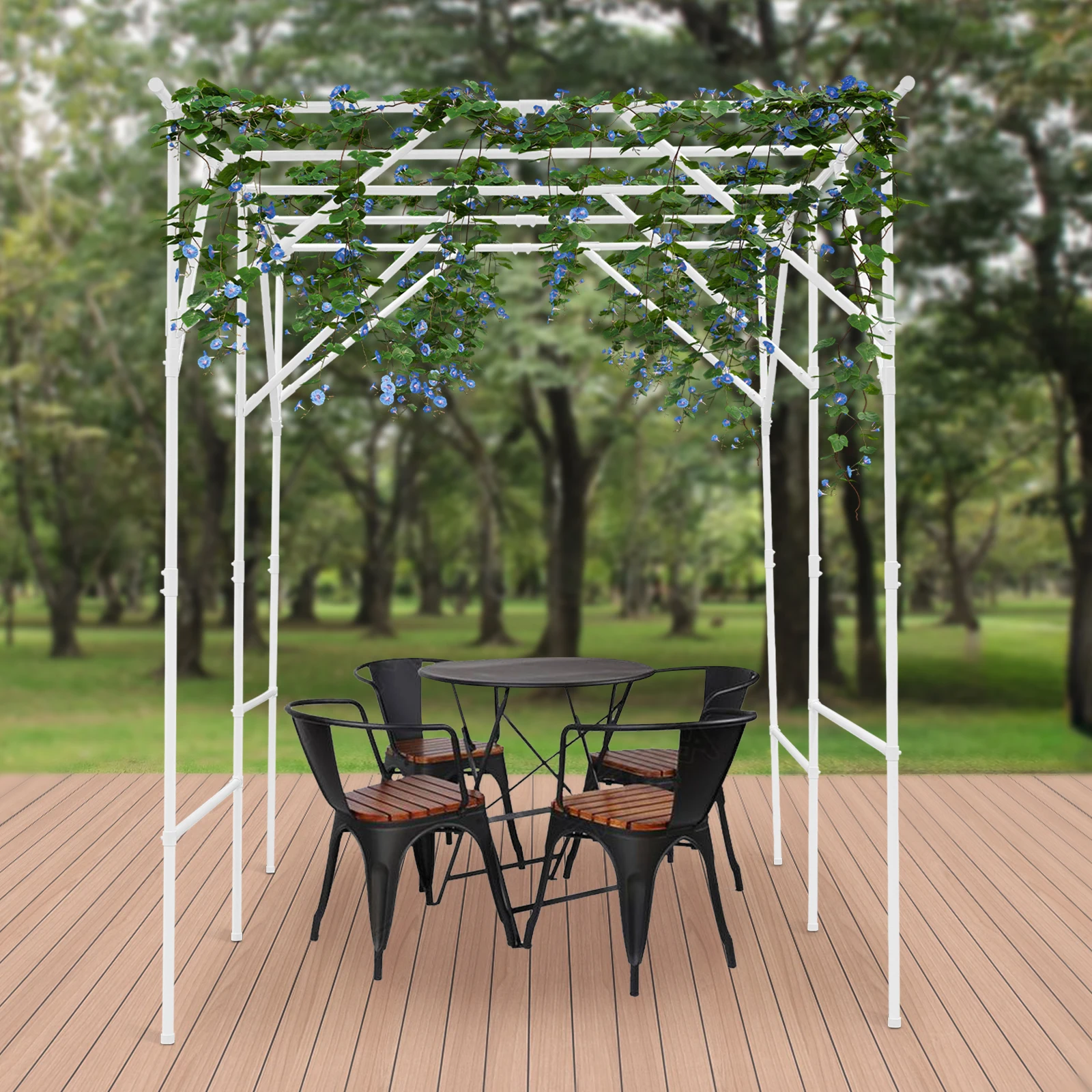 

Опора для виноградной лозы 2*1.5*2м, садовая решетка для вьющихся растений, подставка для растений, садовая арка, опора для томатов