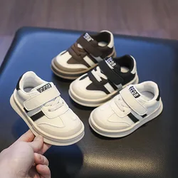 Baskets à semelle souple non ald pour enfants, chaussures de course décontractées pour écoliers, chaussures de sport chaudes en coton pour bébés garçons et filles