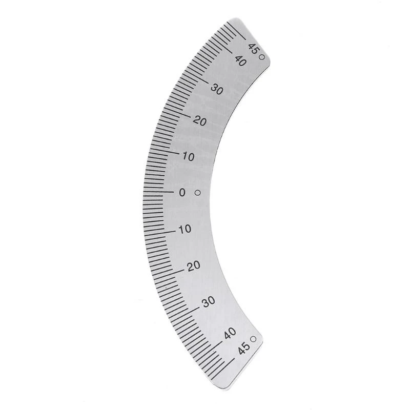 Compact Protractor with Clear Scale 45 Degree Scale Ruler Aluminum Alloy best sale