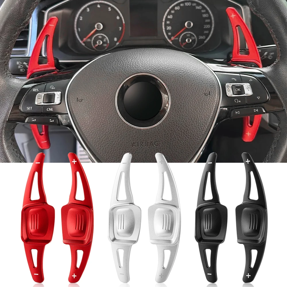 

2 шт. автомобильное рулевое колесо, прочный алюминиевый сплав для VW Tiguan с 2019 года, детали сборки C-Trek Golf 8 MK8