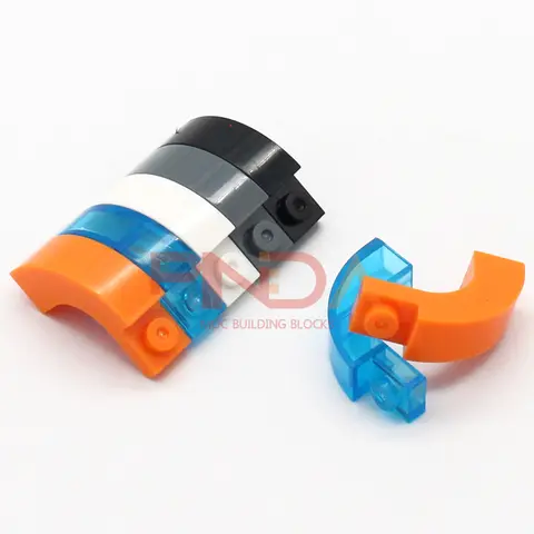 MOC 20pcs 92903 6005 1X3X2 아크 벽돌 빌딩 블록 부품 접합 기술 벽돌 어린이 두뇌 게임 DIY 장난감 최고의 선물