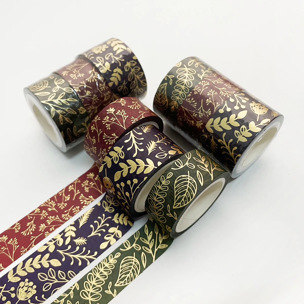 Gold Washi Tape Set marble stickers WashiTape roll Retro Series Decorative  vintage Masking Tapes Scrapbook Diary Supplies