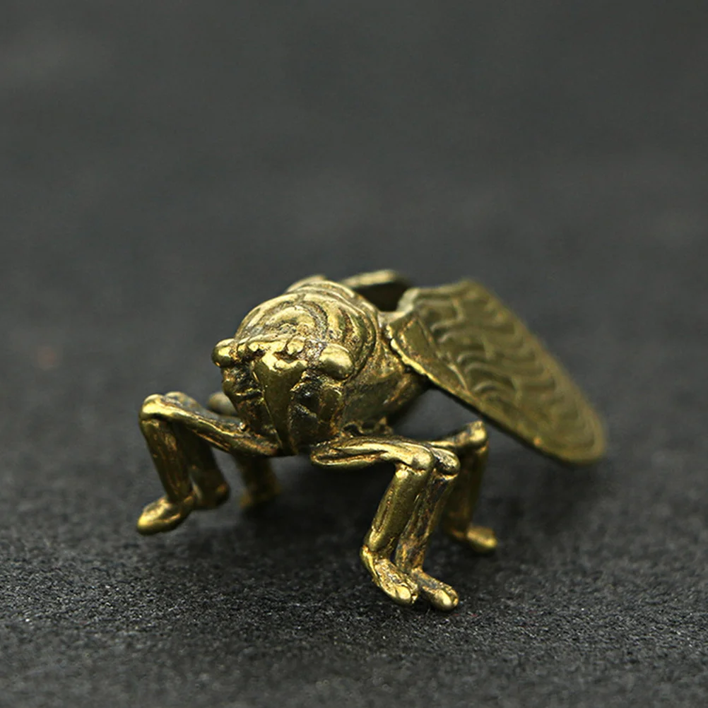 

Ornament Cicada Ornaments Desktop Decoration Decorative Coffee Table Brass Figurines Home Golden