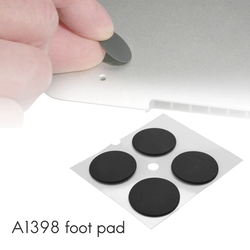 4Pcs Part Number Bottom Case Rubber Feet Foot Replacement Foot Pad For  Pro Retina A1398 A1425 A1502