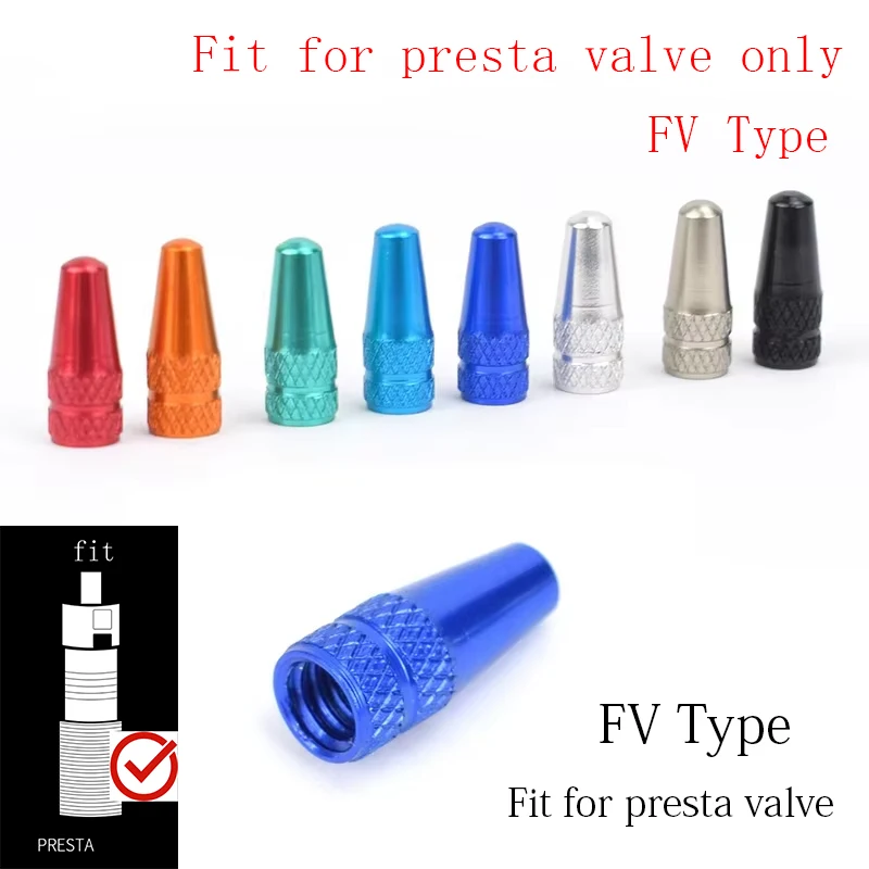 4/8szt Aluminiowa nakładka na zawór FV opony rowerowej MTB Road Bike Covered Protector Road MTB Tire Dustproof Bike Presta Valve