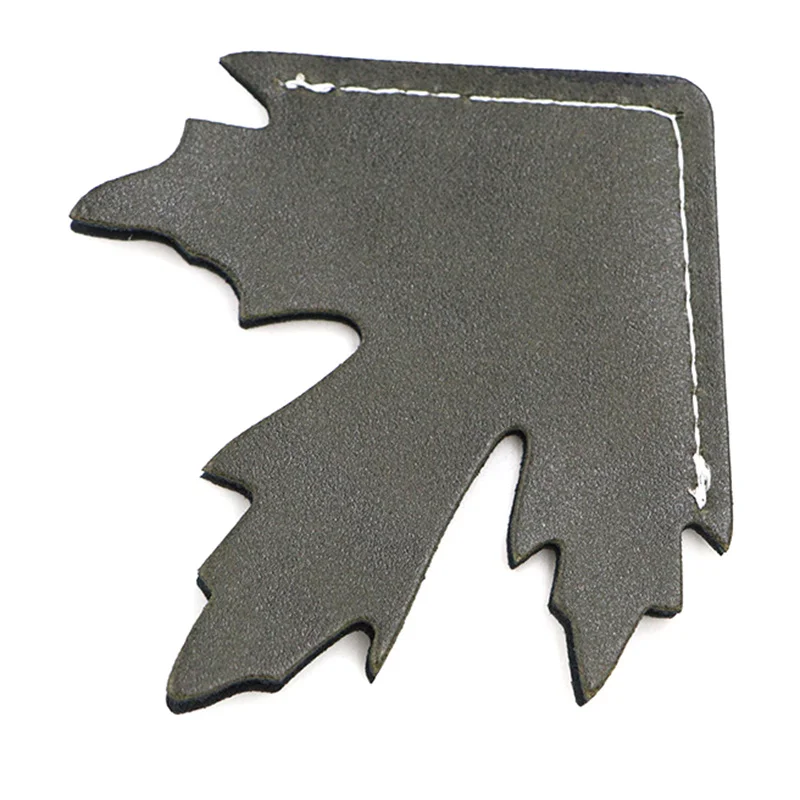Vintage Maple Leaf Leather Bookmark Student Notebook Folder Maple Leaf Bookmark