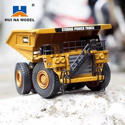 HUINA 1:40 1:50 Diecast Dump Truck Car Model Alloy Simulation Vehicle Articulated Backhoe Loader Excavator Toys Collectables