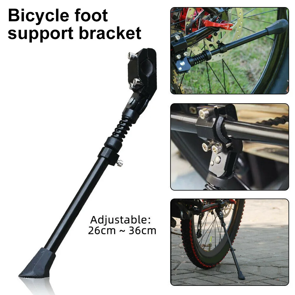 

Adjustable Bicycle Kickstand Aluminum Alloy Bike Parking Rack Mountain Bike Support Side Kick Stand Foot Brace Bike Stand