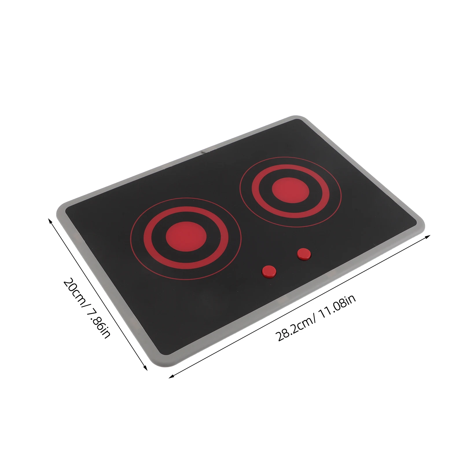 Induction Cooker Toys Kitchen Accessories for Kids Appliances Pretend Play Black Children's