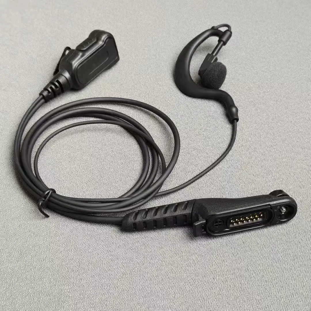 

Наушники с креплением на ухо и функцией Handsfree Big PTT для раций Motorola R7, ION, APX, N30, N50, N70 и других моделей.