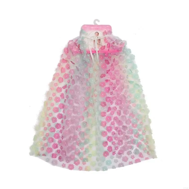 Kids Unicorns Cloak And Skirt Outfit With Pumpkin Hairband Childrens Halloween Costume For Themed Parties Y166 view 4