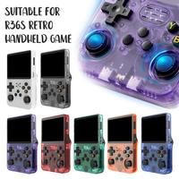 For R36S Open Source Handheld Game Console 3.5 Inch IPS Screen Dual 3D Joystick HD Retro Joystick Game Console BA Arcade 64/128G
