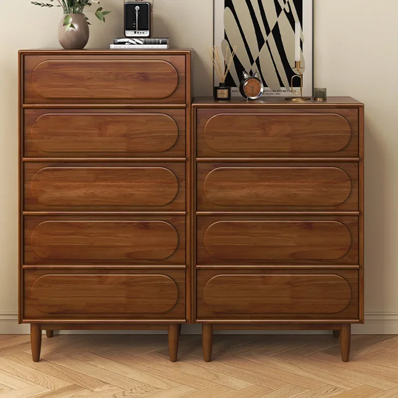 Black Vintage Cabinets Modern Porch Minimalist Nordic Comfortable Cabinets Drawers Storage Wooden Cajonera Living Room Furniture