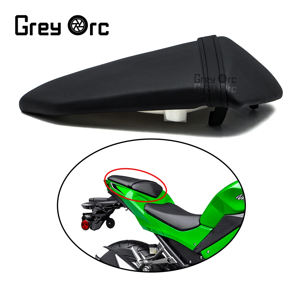 New Black Rear Pillion Passenger Seat For Kawasaki Ninja 300 EX300 2013 - 2017 2014 2015 2016
