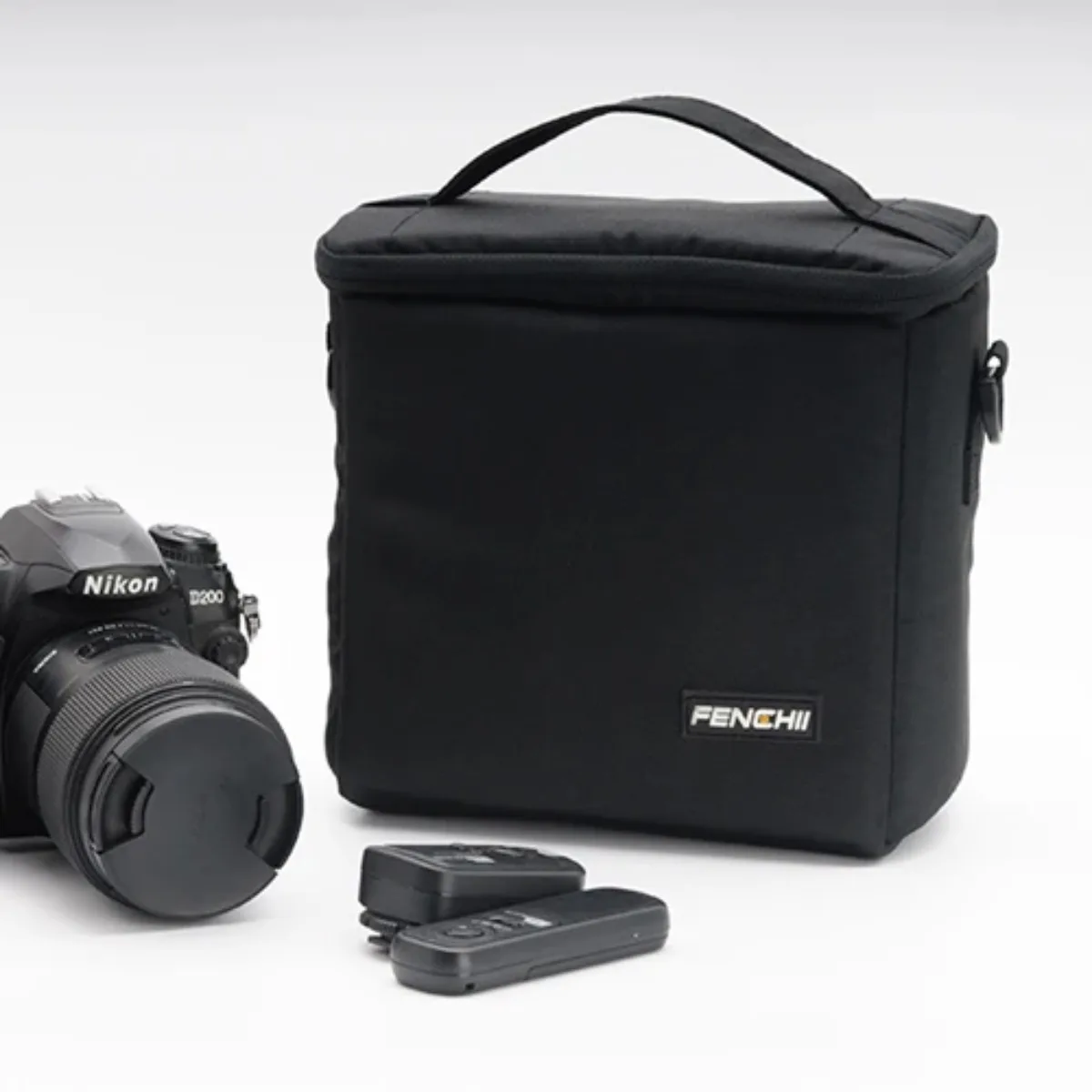 Borsa per il trasporto della fotocamera Spessa protezione per fotografia Inserto divisorio Divisore per obiettivo DSLR SLR Canon Nikon Sony Pentax