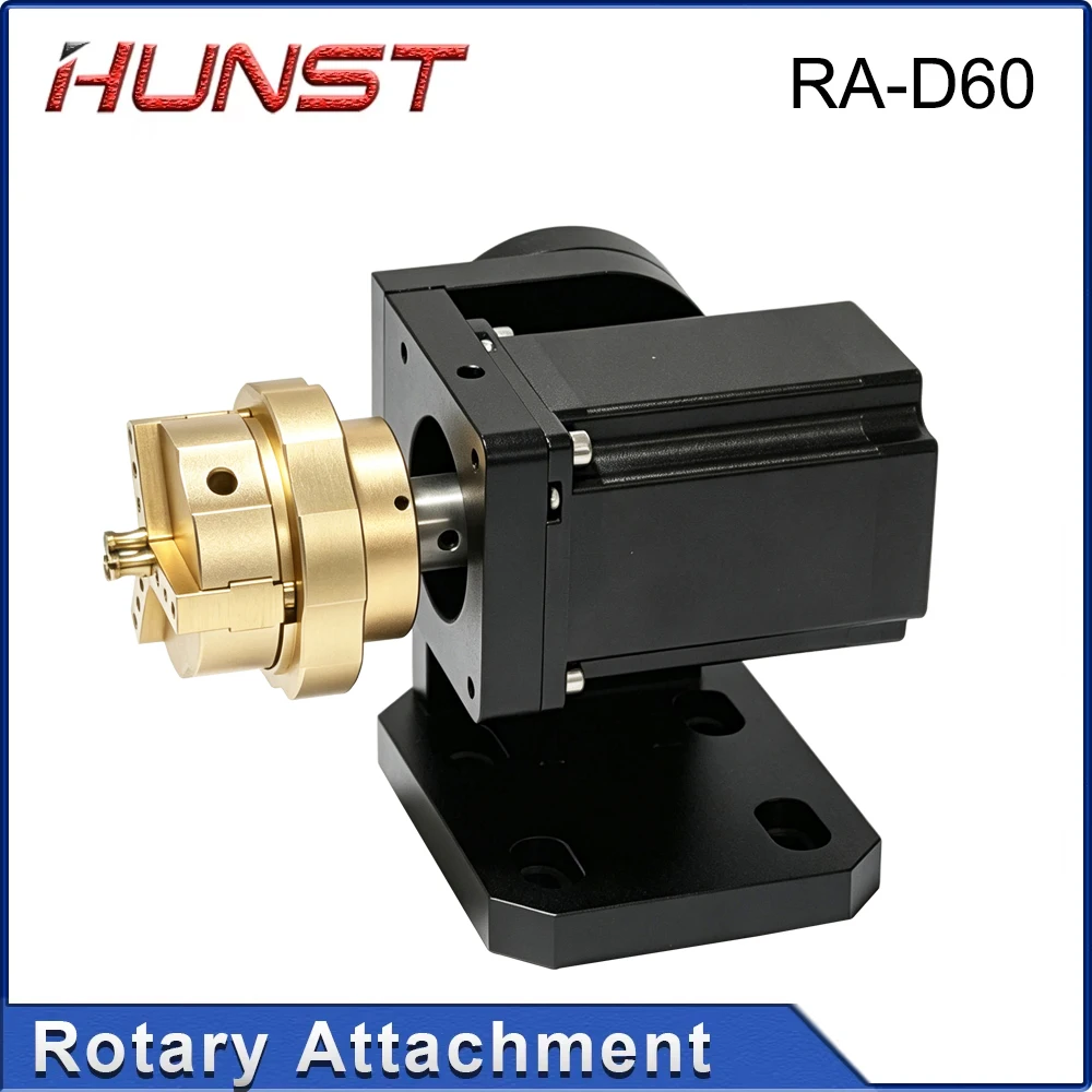 HUNST D69 D60 Laser Marking Machine Rotary Axis Chuck for Ring Bracelet  Jewelry Engraving Auto Lock Rotary Attachment
