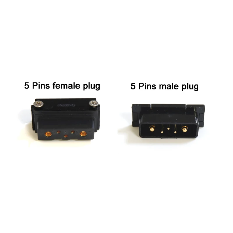 Connettore di scarica di alimentazione della scatola della batteria al litio E-Bike 4 pin/5 pin maschio o femmina per la custodia della batteria