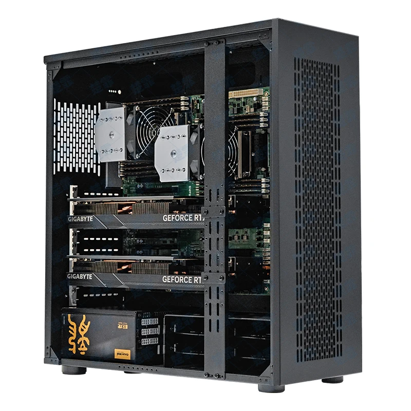 

Finite Element Simulation Computing Workstation, Dual RTX4090/5090 DeepSeek deep learning host machine learning host server