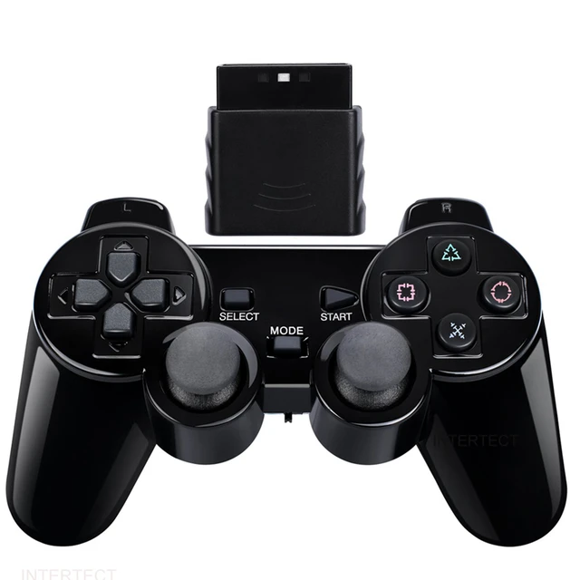 Wireless Vibrating Gamepad for Sony ps2 Gaming Controller for Playstation 2  Joystick for PC Joypad USB Game Controle - AliExpress 44