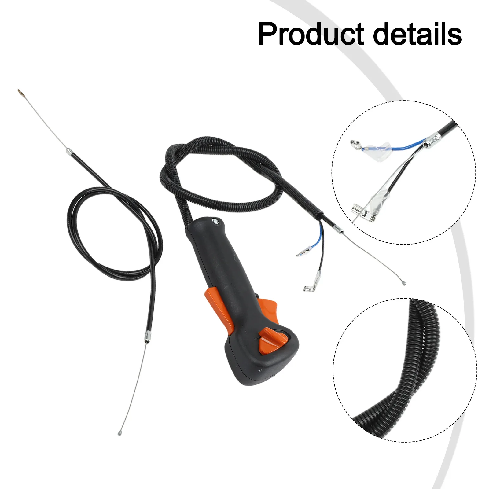 Throttle Trigger Cable Handle Switch for Trimmer Brushcutters For FS75 For FS80 For FS85 Replacement Part 41371801109