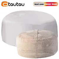 OTAUTAU Independent Cylindrical Inner Liner Bean Bag Cover DD202【No Filler Inside ! You Need To Buy The Filler By Yourself！】