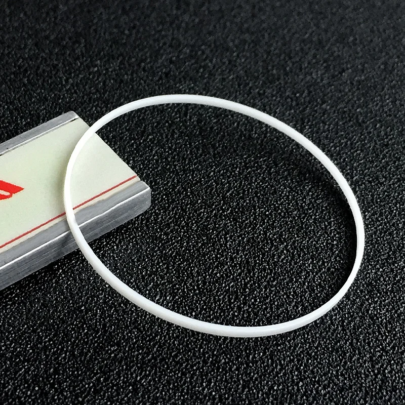 White Gasket 0.55mm Thick 1.2mm High 25-34.5mm I Ring Fits Front Watch Crystal Glass Repair Parts Watches Accessories,1pcs