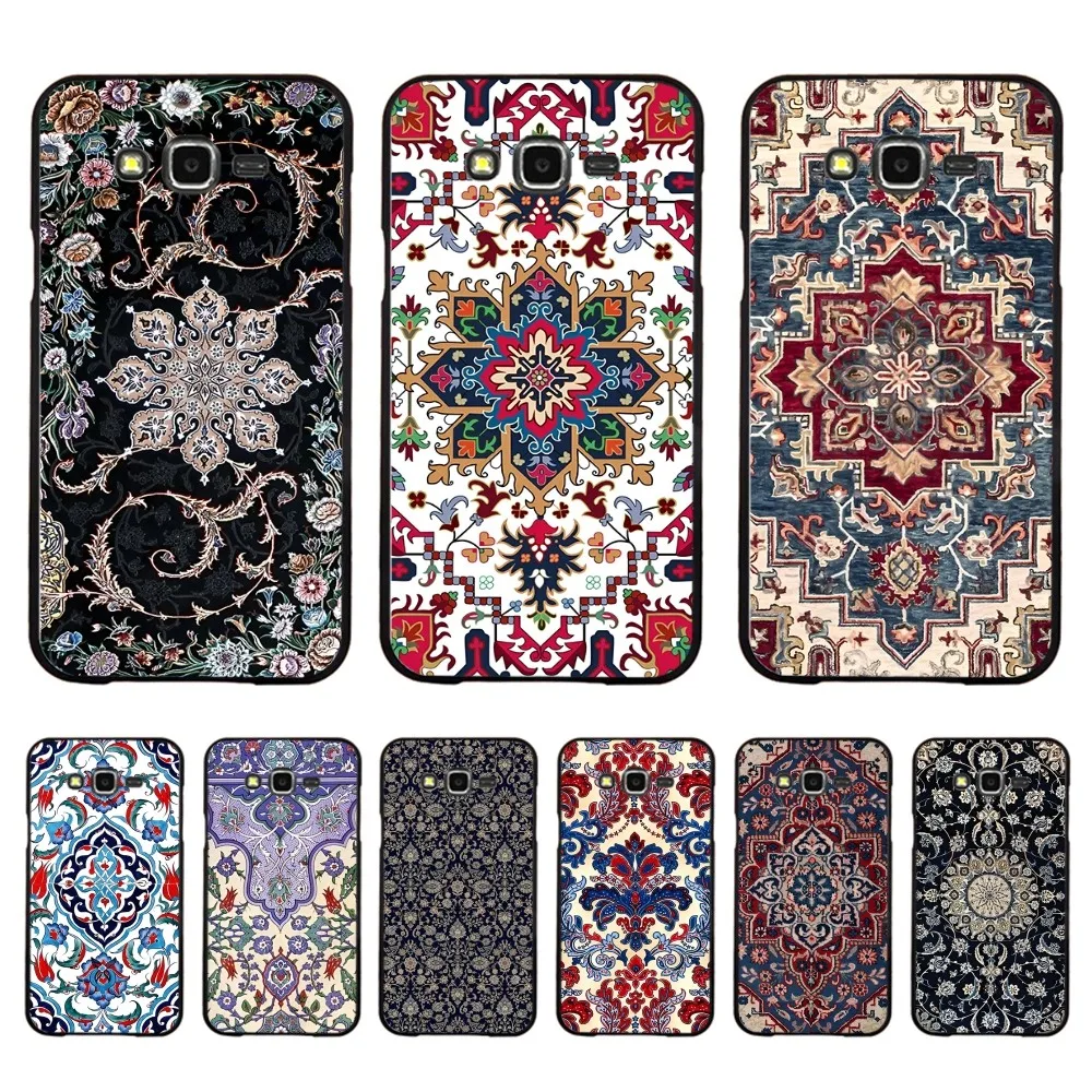 Persian carpet Floral pattern Phone Case For Samsung J 7 plus 7core J7 neo J6 plus prime J6 J4 J5 Mobile Cover