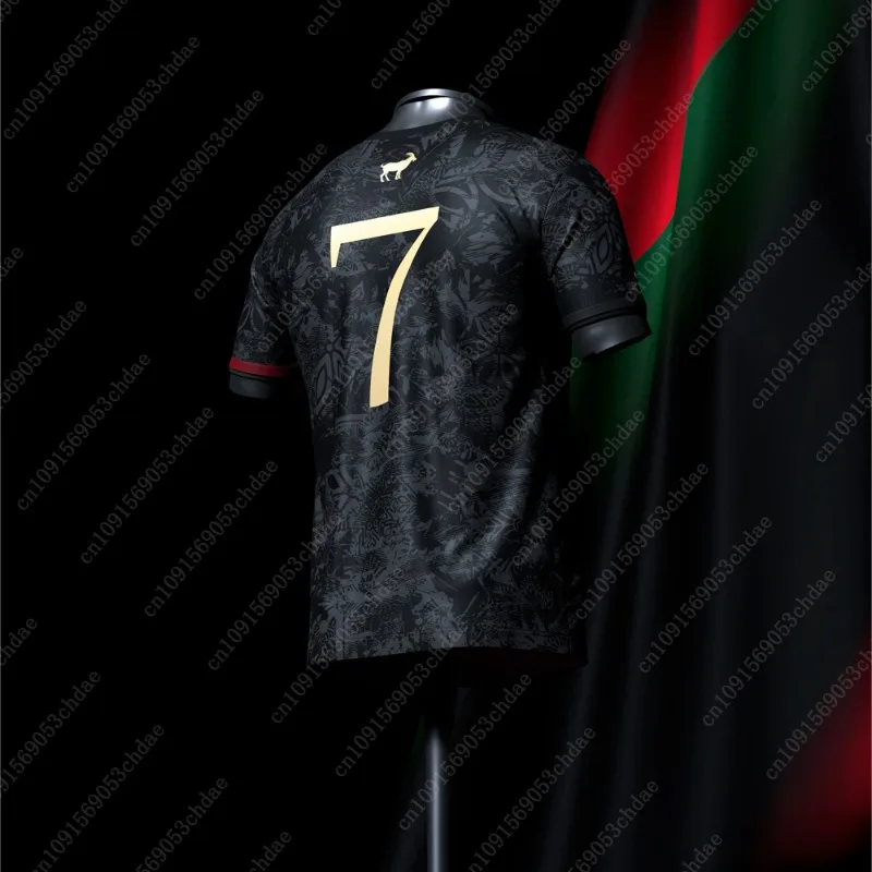 Camisola de futebol Ronaldo Edição Especial Homem, T de treino de futebol, Tops de secagem rápida, Roupa Desportiva de Verão, No 7 Portugal, 2024